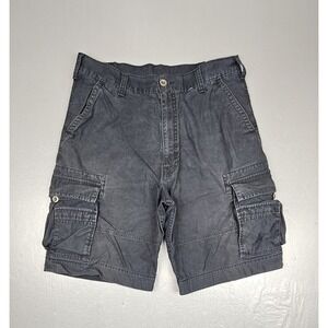 Levis Cargo Shorts Mens 36 Y2k Black Cargo 2017 Baggy Streetwear